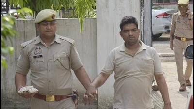 One of the six accused. (HT Photo) One of the six accused. (HT Photo)