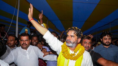 Jan Suraaj chief Prashant Kishor during a public meeting as part of the party's "Bihar Badlao Yatra", at Wazirganj in Gaya, Friday, June 13, 2025. (PTI) Jan Suraaj chief Prashant Kishor during a public meeting as part of the party's "Bihar Badlao Yatra", at Wazirganj in Gaya, Friday, June 13, 2025. (PTI)