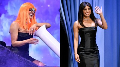 Priyanka Chopra promotes her film Heads of State at Jimmy Fallon's show. Priyanka Chopra promotes her film Heads of State at Jimmy Fallon's show.