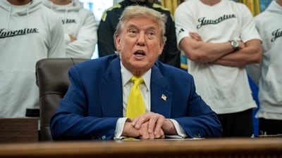 US President Donald Trump expressed doubt over Europe’s ability to mediate the ongoing Israel Iran conflict. (Bloomberg) US President Donald Trump expressed doubt over Europe’s ability to mediate the ongoing Israel Iran conflict. (Bloomberg)