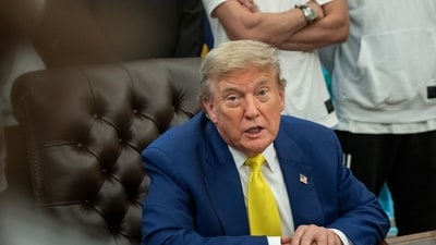 US President Donald Trump (Bloomberg) US President Donald Trump (Bloomberg)