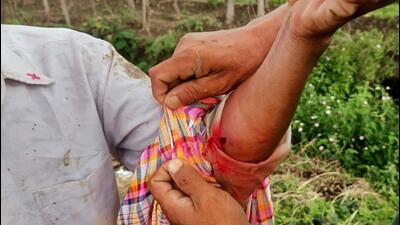 The coordinating committee on Manipur integrity (COCOMI) issued a statement on Friday, a day after a farmer was shot in Bishnupur district (Sourced/ HT) The coordinating committee on Manipur integrity (COCOMI) issued a statement on Friday, a day after a farmer was shot in Bishnupur district (Sourced/ HT)