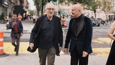 The post featured a heartwarming video of Anupam warmly welcoming Robert De Niro with a hug. The post featured a heartwarming video of Anupam warmly welcoming Robert De Niro with a hug.
