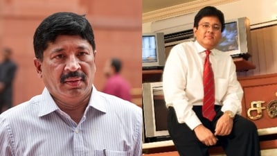 DMK leader Dayanidhi Maran alleged that Karunanithi "did not own a single share in the company till September 15, 2003". (PTI/File Image) DMK leader Dayanidhi Maran alleged that Karunanithi "did not own a single share in the company till September 15, 2003". (PTI/File Image)