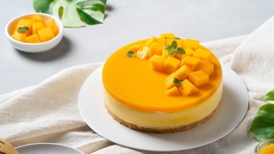 Mango cheesecake infuses the tropical flavours well. (Shutterstock) Mango cheesecake infuses the tropical flavours well. (Shutterstock)