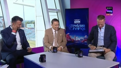 Cheteshwar Pujara and Gavaskar make Vaughan sign a frame of his old tweet Cheteshwar Pujara and Gavaskar make Vaughan sign a frame of his old tweet
