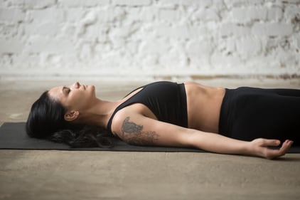 Despite its apparent simplicity, shavasana is one of the most crucial yoga poses. (Freepik) Despite its apparent simplicity, shavasana is one of the most crucial yoga poses. (Freepik)