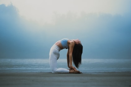 Camel pose (Ustrasana) helps you gain stability by strengthening your core and back muscles. Camel pose (Ustrasana) helps you gain stability by strengthening your core and back muscles. 