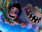 This image released by Disney/Pixar shows Elio, voiced by Yonas Kibreab, left, and Glordon, voiced by Remy Edgerly, in a scene from "Elio." This image released by Disney/Pixar shows Elio, voiced by Yonas Kibreab, left, and Glordon, voiced by Remy Edgerly, in a scene from "Elio."