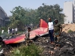 The Gatwick-bound Air India AI171 aircraft crashed into a medical college hostel complex in Ahmedabad's Meghani Nagar on June 12. The Gatwick-bound Air India AI171 aircraft crashed into a medical college hostel complex in Ahmedabad's Meghani Nagar on June 12.
