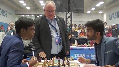 R Praggnanandhaa has overtaken D Gukesh in the world chess rankings. (Twitter) R Praggnanandhaa has overtaken D Gukesh in the world chess rankings. (Twitter)