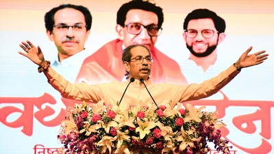 Shaina alleged that Sena UBT leader Uddhav Thackeray was allegedly aligning with Rahul Gandhi's ideology. (ANI) Shaina alleged that Sena UBT leader Uddhav Thackeray was allegedly aligning with Rahul Gandhi's ideology. (ANI)
