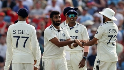 Jasprit Bumrah goes past Wasim Akram. The India pacer now has the most wickets by an Asian bowler in the SENA countries. (AFP) Jasprit Bumrah goes past Wasim Akram. The India pacer now has the most wickets by an Asian bowler in the SENA countries. (AFP)