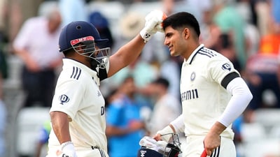 India's Rishabh Pant and Shubman Gill (Action Images via Reuters)