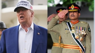 Pakistan Field Marshal Asim Munir met US President Donald Trump during his Washington trip. Pakistan Field Marshal Asim Munir met US President Donald Trump during his Washington trip.