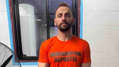 Vitaly Zdorovetskiy, a Russian prankster, is back in the Philippines' Bureau of Immigration custody after facing charges for harassment. (Bureau of Immigration) Vitaly Zdorovetskiy, a Russian prankster, is back in the Philippines' Bureau of Immigration custody after facing charges for harassment. (Bureau of Immigration)