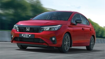 The Honda City Sport gets blacked-out embellishments, which make the sedan look sportier as compared to the standard edition. The Honda City Sport gets blacked-out embellishments, which make the sedan look sportier as compared to the standard edition.