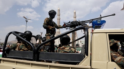 The Yemen-based Houthi rebels are backed by Iran. (Reuters)