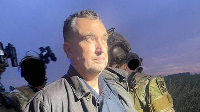 A handout photo posted by the Ramsey County Sheriff's Office appears to show Vance Luther Boelter, 57, the suspected gunman in the shooting deaths of a Minnesota Democratic state lawmaker and her husband, in custody, at an unidentified location, released June 15, 2025. (Ramsey County Sheriff's Office via Facebook/Handout via REUTERS)