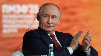 Russia's President Vladimir Putin reiterated his long-held belief that Russians and Ukrainians are "one people." (Reuters)