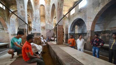 Slaughter houses to be developed shall be used only for small animals (Ashok Dutta/Hindustan Times) Slaughter houses to be developed shall be used only for small animals (Ashok Dutta/Hindustan Times)
