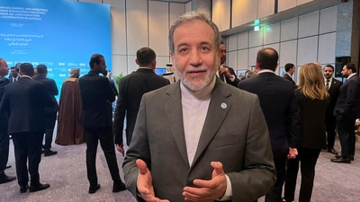 Iranian foreign minister Abbas Araghchi suggested that the US's interest in diplomacy might just as well have been a "cover" for Israel's airstrikes on Iran. (AP) Iranian foreign minister Abbas Araghchi suggested that the US's interest in diplomacy might just as well have been a "cover" for Israel's airstrikes on Iran. (AP)