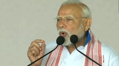 PM Modi leads 11th International Yoga Day celebration in Visakhapatnam, calls Yoga a ‘pause button’ for humanity (Screengrab from X/@ANI) PM Modi leads 11th International Yoga Day celebration in Visakhapatnam, calls Yoga a ‘pause button’ for humanity (Screengrab from X/@ANI)