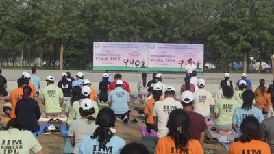 Indian Institute of Management (IIM) Rohtak observed the 11th International Day of Yoga on 21st June 2025, bringing together students, faculty, and staff members (Handout) Indian Institute of Management (IIM) Rohtak observed the 11th International Day of Yoga on 21st June 2025, bringing together students, faculty, and staff members (Handout)