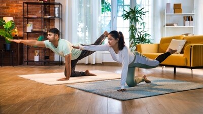 Yoga helps to keep your bones healthy. (Shutterstock) Yoga helps to keep your bones healthy. (Shutterstock)