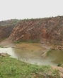 A mountain where illegal mining used to take place in Panchgaon village, Nuh, Mewat. (HT Archive)
