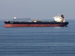 (File photo) Oil tankers pass through the Strait of Hormuz,