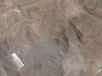 Satellite image over Fordow, after the U.S. struck the underground nuclear facility, near Qom, Iran, June 22, 2025. 2025.