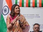 Shiv Sena UBT MP Priyanka Chaturvedi took a jibe at the US after Trump announced the strikes against Iran.
Shiv Sena UBT MP Priyanka Chaturvedi took a jibe at the US after Trump announced the strikes against Iran.