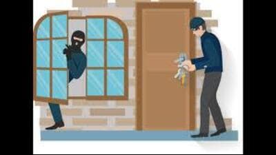A case under Sections 305 (a) (theft in dwelling house) and 331 (4) (house trespass) at the Sector-3 police station. (HT Photo for representation) A case under Sections 305 (a) (theft in dwelling house) and 331 (4) (house trespass) at the Sector-3 police station. (HT Photo for representation)
