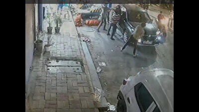 A purported video of the incident shows the assault. A purported video of the incident shows the assault.