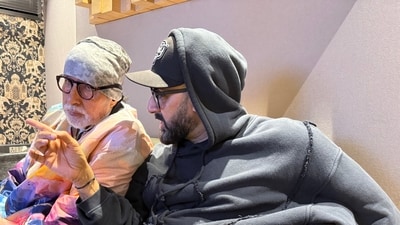 Amitabh Bachchan reacted to a tweet about the trailer of  Abhishek Bachchan's next film, Kaalidhar Laapata.