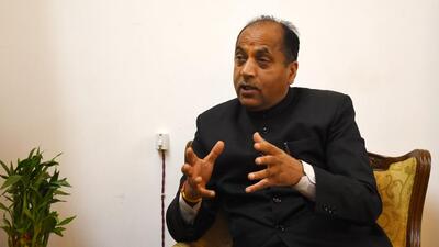 Himachal Pradesh leader of Opposition Jai Ram Thakur (File) Himachal Pradesh leader of Opposition Jai Ram Thakur (File)