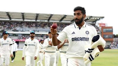 India's Jasprit Bumrah picked up his 14th five-wicket haul on Day 3 of the 1st Test match against England, at Headingley Cricket Ground in Leeds on Sunday. (BCCI)