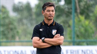 India women’s football team head coach Crispin Chhetri. (AIFF) India women’s football team head coach Crispin Chhetri. (AIFF)