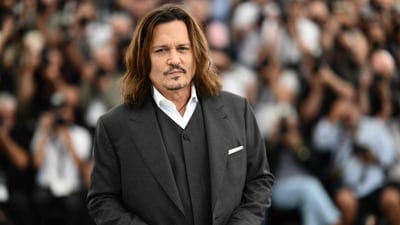 Johnny Depp opened up about raising children Lily-Rose and Jack in France. (AP) Johnny Depp opened up about raising children Lily-Rose and Jack in France. (AP)