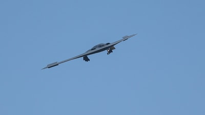 A B-2 bomber arrives at Whiteman Air Force Base Mo., Sunday, June 22, 2025, after returning from a massive strike on Iranian nuclear sites on Saturday. (AP) A B-2 bomber arrives at Whiteman Air Force Base Mo., Sunday, June 22, 2025, after returning from a massive strike on Iranian nuclear sites on Saturday. (AP)