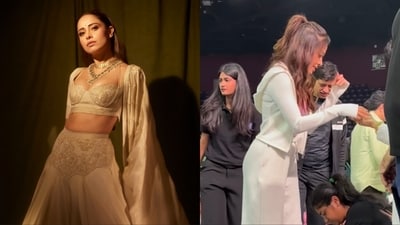 Nushrratt Bharuccha attended an event in Mumbai recently.