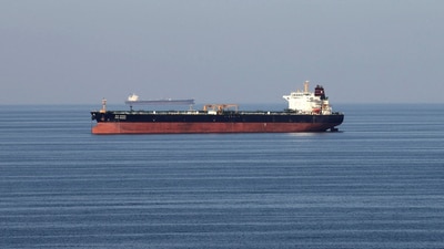 Around one-fifth of the world's oil consumption passes through the Strait of Hormuz, which is situated between Iran and Oman. (Reuters)