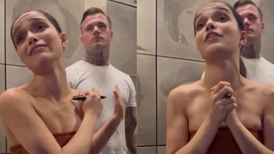 Rachel Zegler defends her bodyguard. Rachel Zegler defends her bodyguard.
