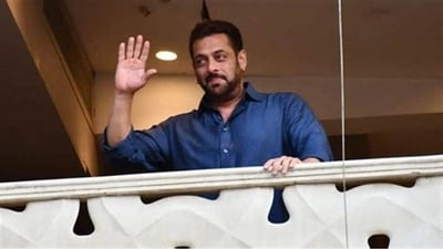 Salman Khan resides at Mumbai's Galaxy apartment. Salman Khan resides at Mumbai's Galaxy apartment.