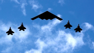 The B-2 stealth bombers, designed for long missions, feature microwaves, restrooms, and refrigerators for pilot comfort during their 37-hour operation from Missouri to Iran. (REUTERS)