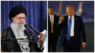 L: Iran Supreme Leader Ali Khamenei | R: US President Donald Trump (Reuters photos) L: Iran Supreme Leader Ali Khamenei | R: US President Donald Trump (Reuters photos)