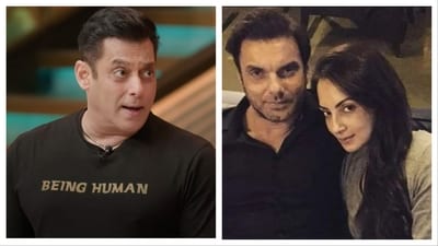 Salman Khan joked about brother Sohail Khan and Seema Sajdeh's divorce on the latest episode of The Great Indian Kapil Show. Salman Khan joked about brother Sohail Khan and Seema Sajdeh's divorce on the latest episode of The Great Indian Kapil Show.