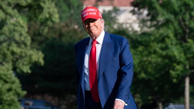 President Donald Trump walks on the South Lawn upon arriving at the White House, Saturday, June 21, 2025, in Washington (AP) President Donald Trump walks on the South Lawn upon arriving at the White House, Saturday, June 21, 2025, in Washington (AP)