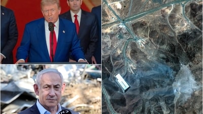 US President Donald Trump warned after the US strikes that if Iran chose to retaliate then it will be met with a "greater force" than Sunday's attack. (AFP/Reuters) US President Donald Trump warned after the US strikes that if Iran chose to retaliate then it will be met with a "greater force" than Sunday's attack. (AFP/Reuters)